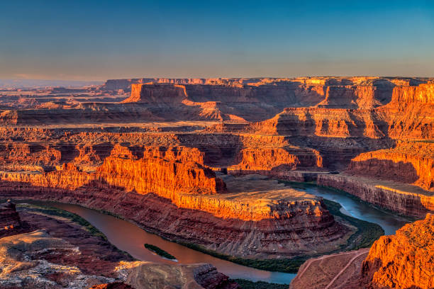 Canyonlands National Park near Moab, Utah View of Canyonlands National Park from Dead Horse State Park in Utah canyonlands national park stock pictures, royalty-free photos & images