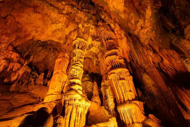 Photo of Luray Caverns, Virginia, USA.