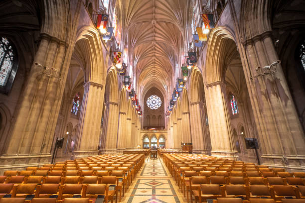 Washington National Cathedral stock photo