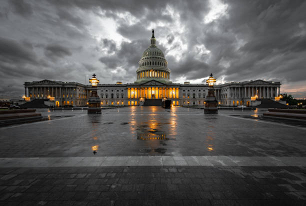 미국 국회의사당, - capitol building usa capitol hill built structure 뉴스 사진 이미지