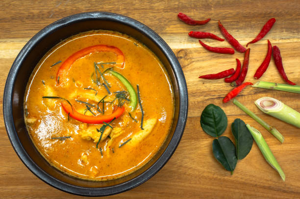 istock Chicken Panang Curry, Thai food 1372453136
