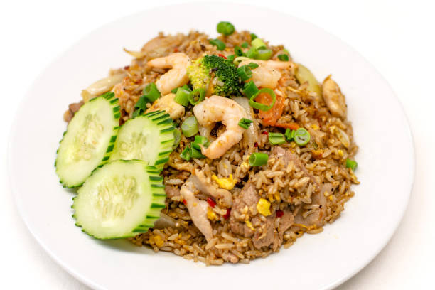 Thai Fried Rice , Thai food stock photo