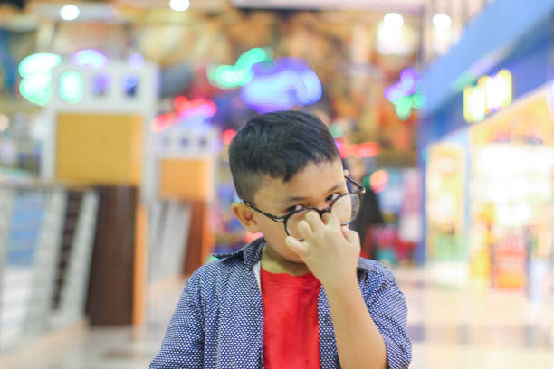 istock portrait child boy at mall 1372461234