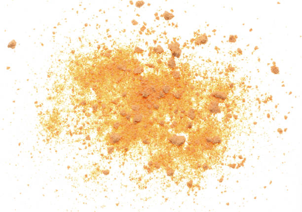 istock Parmesan cheese powder on white background 1372471240