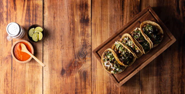 Mexican Tacos Flat Lay