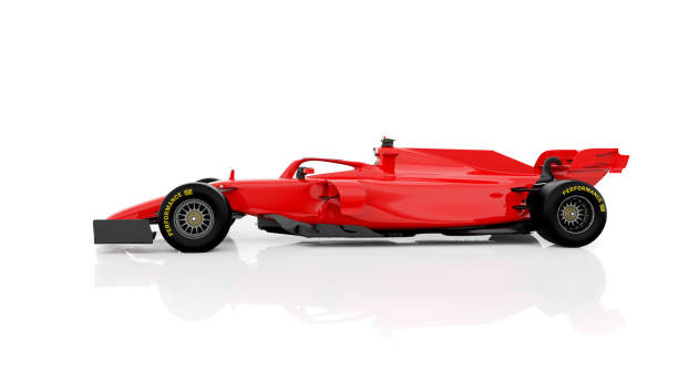 istock generic racecar (racing car) prototype, photorealistic render, isolated on white 1372477248