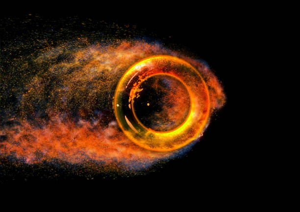 istock Illustration of a burning fireball 1372481021