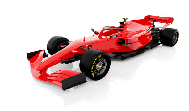 istock generic racecar (racing car) prototype, photorealistic render, isolated on white 1372484470