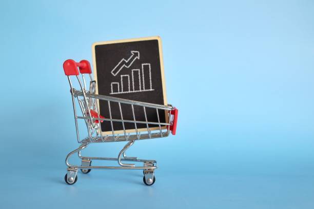 business profit and loss concept. - concepts sale ideas retail imagens e fotografias de stock