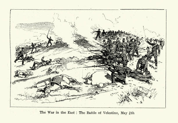 istock Battle of Velestino, Greco-Turkish War of 1897 1372493905