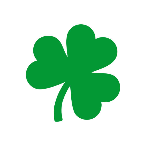 istock Shamrock icon, Trefoil green icon, Clover symbol of St. Patrick's Day, Vector illustration 1372496892