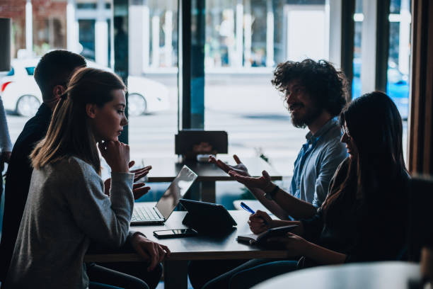 istock Coffee bar business meeting 1372500674