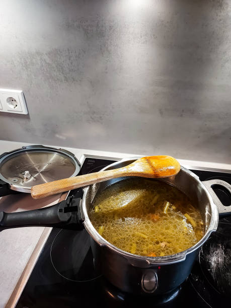 istock Preparation for a green bean stew 1372502195
