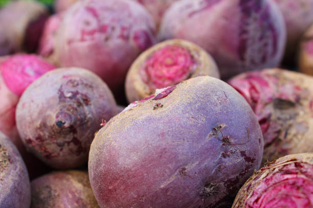 istock Fresh ripe beets. Close-up. Background. Texture. 1372509479