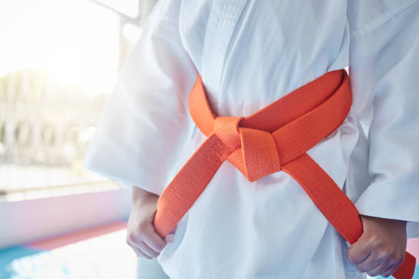 istock Shot of an unrecognisable little girl practicing karate in a studio 1372525720