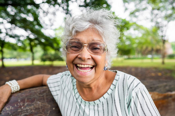 istock Portrait of a senior smiling 1372528619