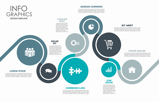 Infographic design template with place for your text. Vector illustration.