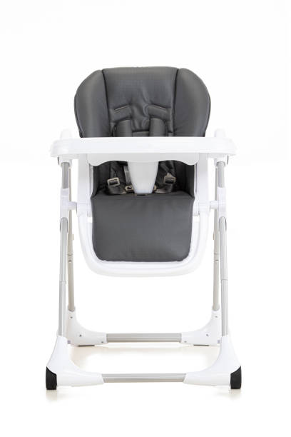 istock baby high chair front view studio shot in white background 1372528950