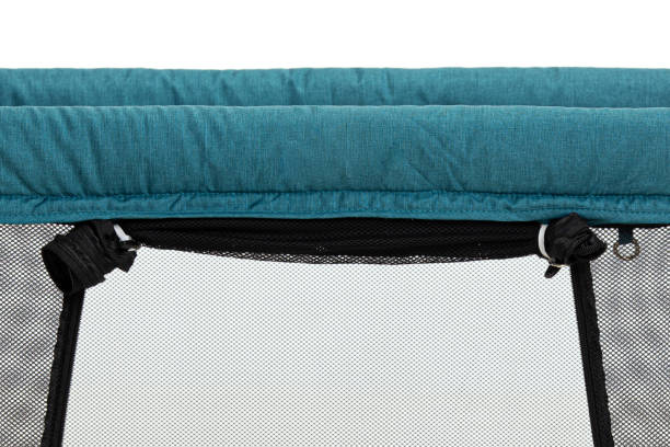 istock close up of adjustable and foldable baby bed on white background isolated 1372528996