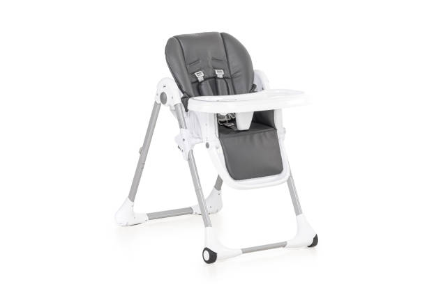 istock baby high chair side view studio shot in white background 1372529127