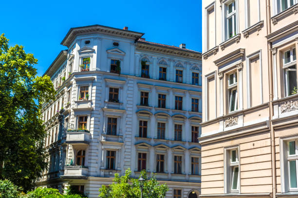 クロイツベルクベルリンの「ゲストハウス」 - berlin germany facade day outdoors ストックフォトと画像