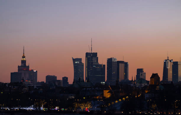 istock Sunset at Warsaw 1372538635