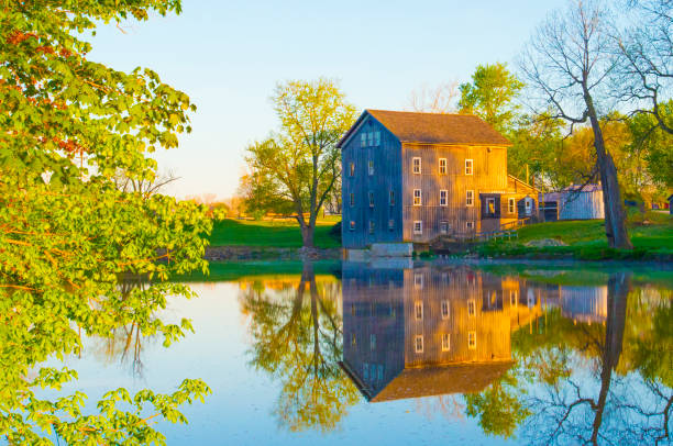istock Mill-Stockdale Mill,on the Eel River-built 1854- Wabash County Indidna 1372538726