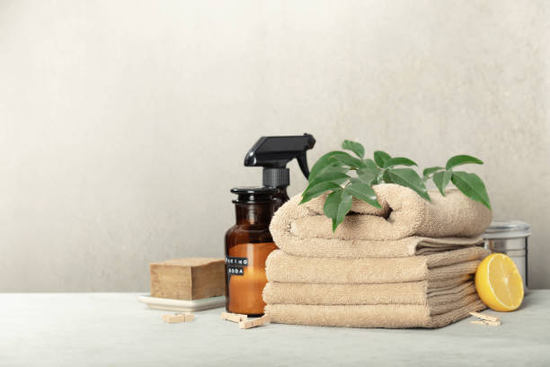 istock Zero waste concept. Eco friendly products for cleaning and care 1372546276