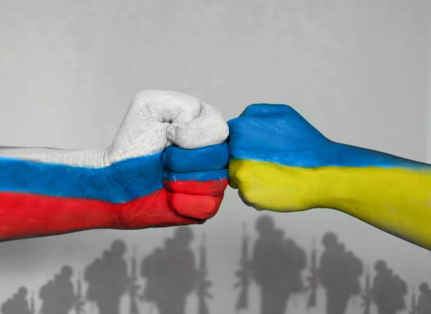 ウクライナの戦争2022。ウクライナとロシアとの間の緊張関係の概念。軍事問題と戦争の概念。 - armed forces kyiv ukraine eastern europe ストックフォトと画像