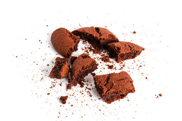 istock Chocolate Americano cookies isolated on a white background 1372577788