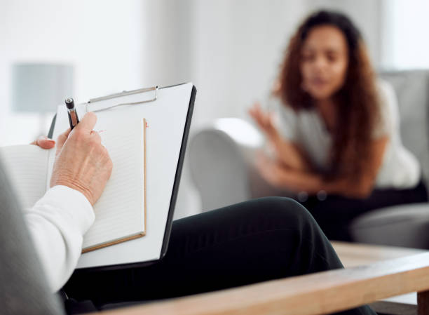 istock Shot of an unrecognisable psychologist sitting with her patient and taking notes during a consultation 1372578978