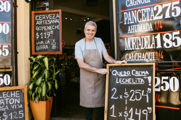 istock Delicatessen store owner portrait 1372580722