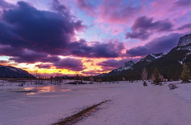 istock Sunrise Over Winter Mountains 1372581289