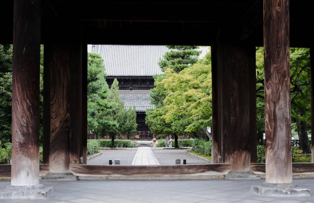 Kyoto architecture outside old town, slow travel and  exploration of Japan