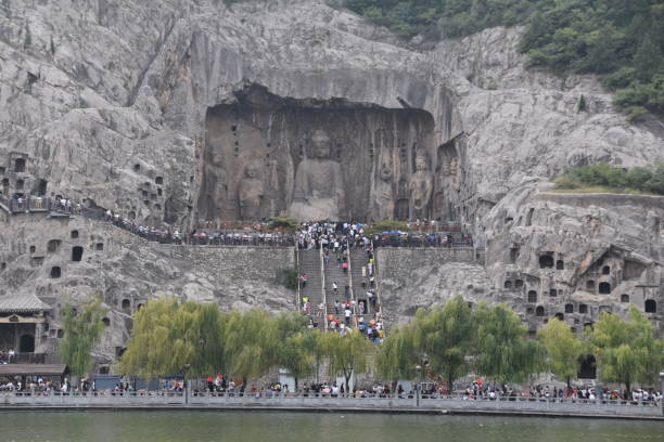 istock Buddhist stone statue carvings, Longmen 1372594942