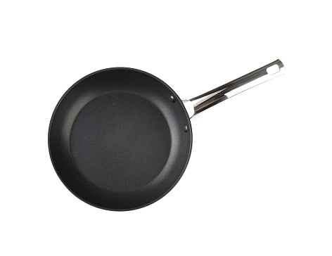 Non stick pan isolated over white background.