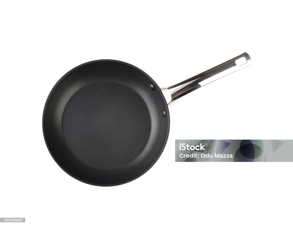 Non stick pan isolated over white background Non stick pan isolated over white background. Cooking Pan Stock Photo