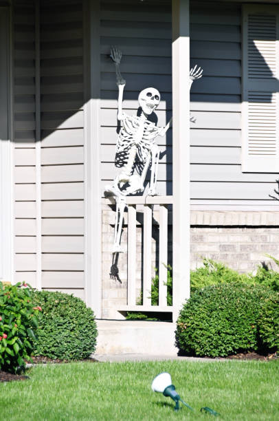 istock Skeleton by the House 1372612215