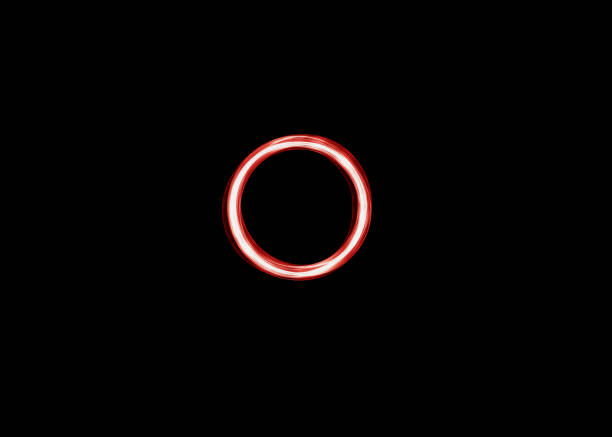 Circle, Red, Backgrounds, Light - Natural,  Phenomenon, Black Color