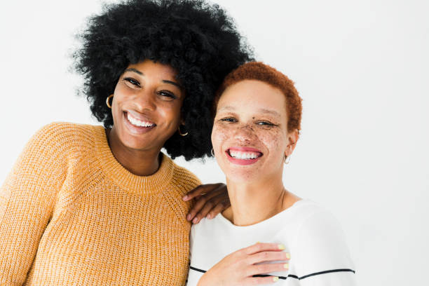 istock Female creative professionals with big smile pose for portrait 1372615428