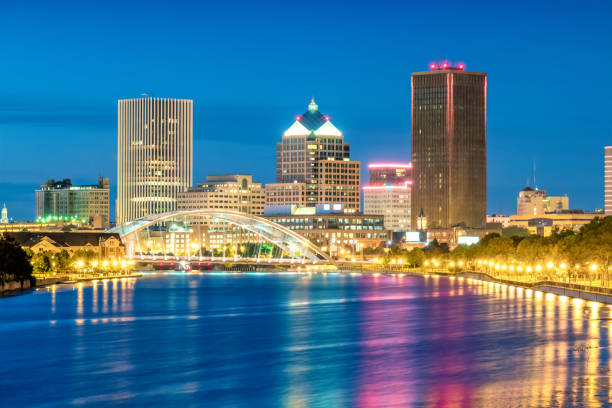 Skyline Rochester New York USA