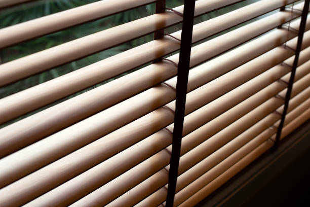 istock Venetian blinds window, Decoration interior 1372633693