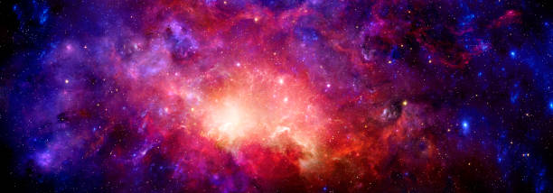 istock Nebulae and galaxies with bright stars in space 1372636304
