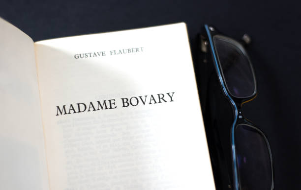 istock Open Book, Title Page: Gustave Flaubert Madame Bovary 1372641587