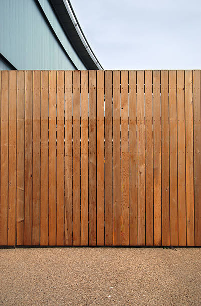 istock Urban background UK - Plank wood wall 137264942