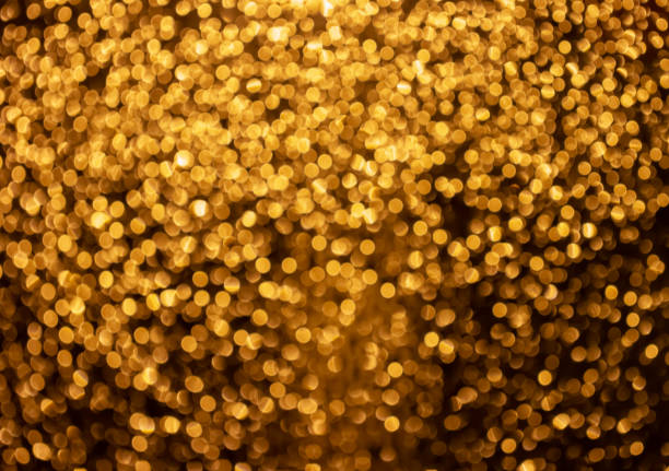 istock Golden bokeh background 1372651350
