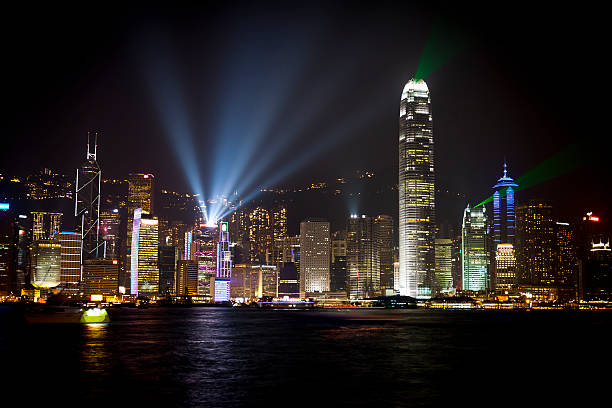 istock Hongkong skyline at night 137266475