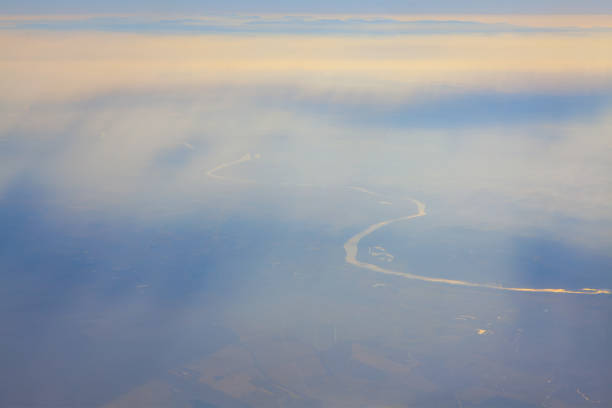 istock Aerial foggy view 1372702096