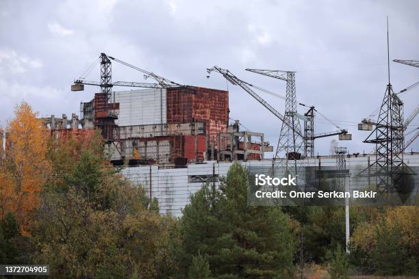 Chernobyl Exclusion Zone Ukraine Stock Photo - Download Image Now - Chornobyl, Plant, Chernobyl Nuclear Power Plant
