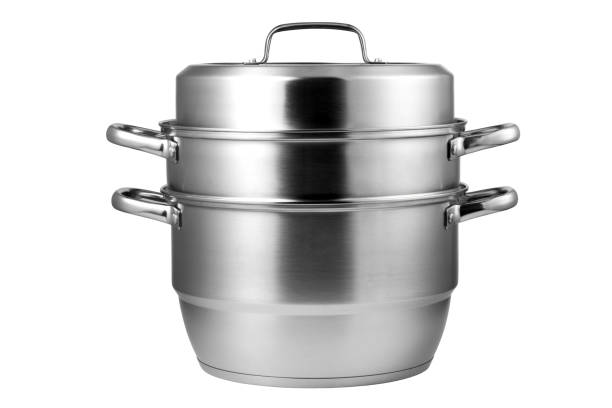 istock Stainless steel steamer 1372707091